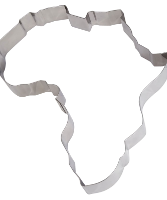 Cadre inox forme Afrique