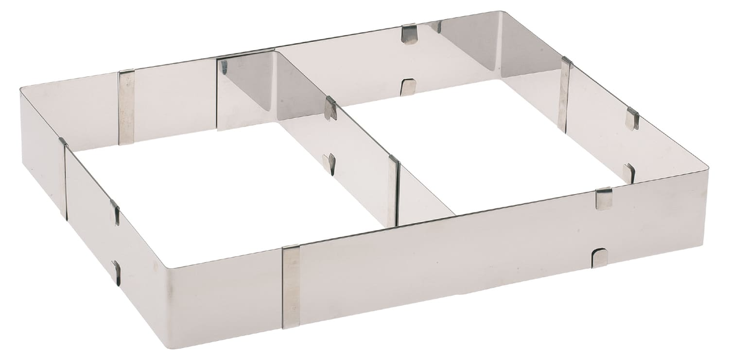 Cadre à pâtisserie inox extensible