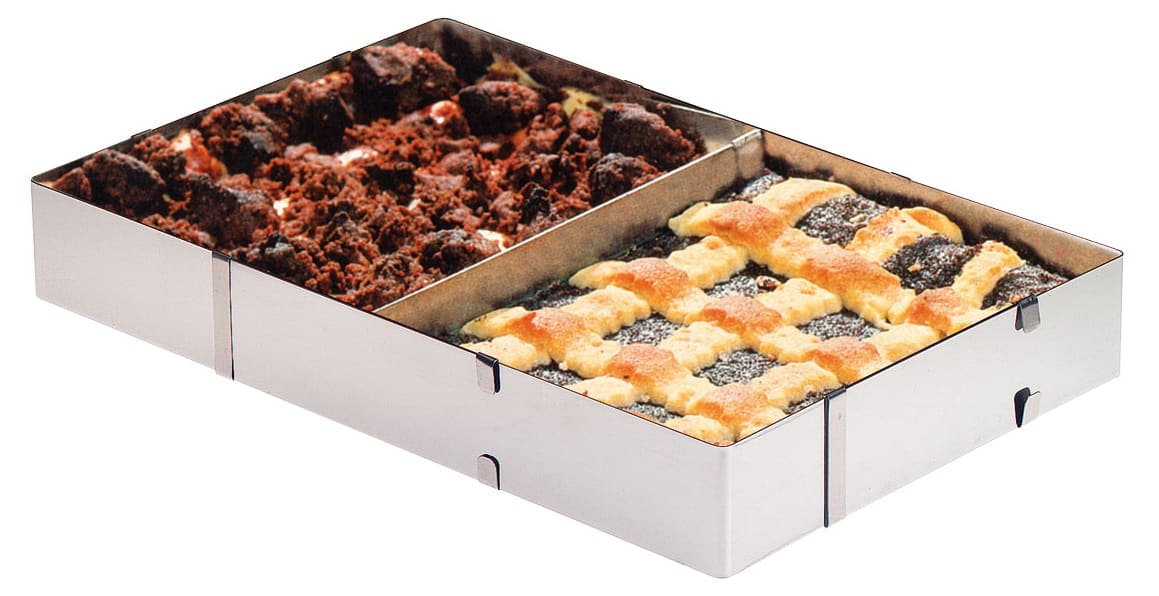 Cadre à pâtisserie inox extensible - Image 2