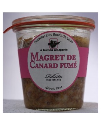 Rillettes de Magret de Canard Fumé 200g