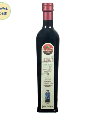 Vincotto originale 500 ml moût de raisin cuit affiné 4 ans - Calogiuri