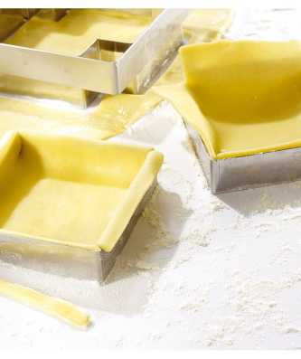 Carré inox à tarte