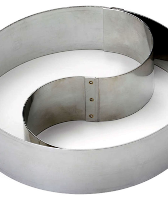 Cercle à mousse duo inox