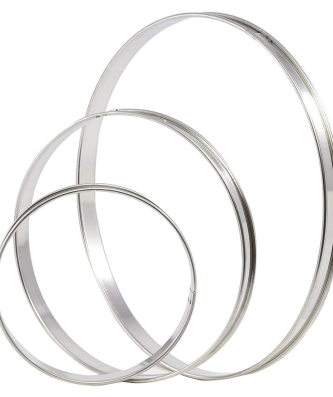 Cercle à tarte inox