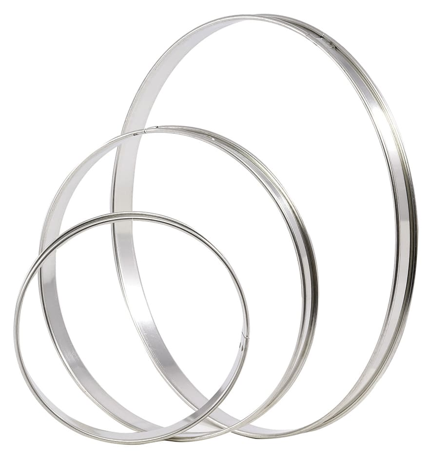 Cercle à tarte inox