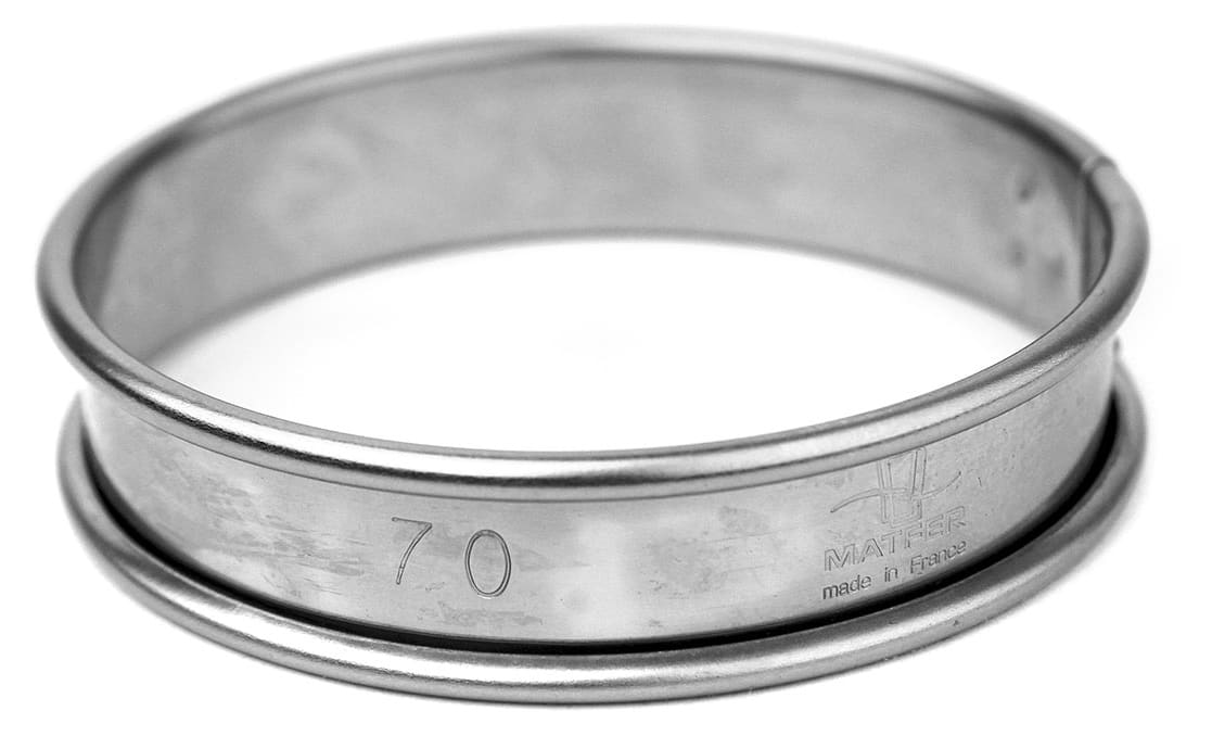 Cercle à tarte inox