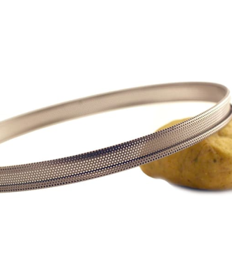 Cercle à tarte perforé inox