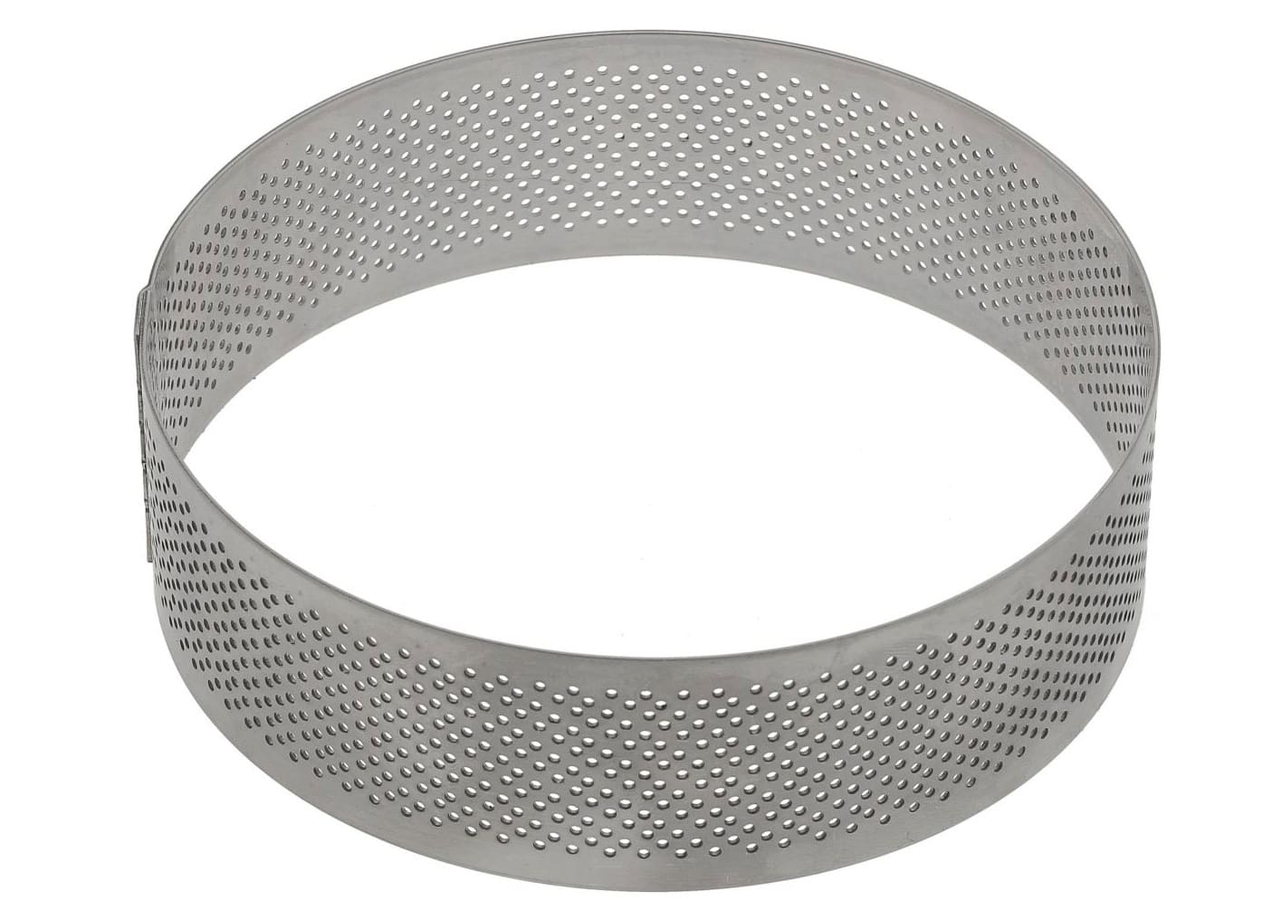 Cercle à tarte perforé inox