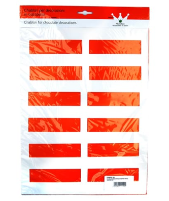 Chablon en silicone - 12 rectangles