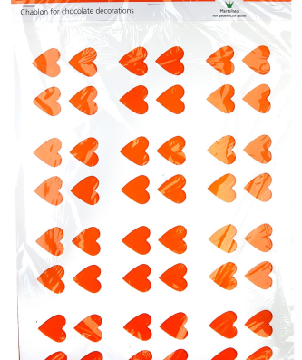 Chablon en silicone - 48 cœurs