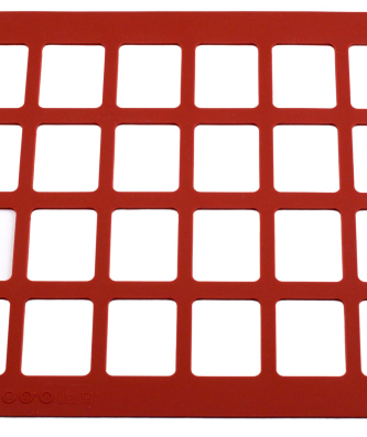Chablon en silicone - 24 rectangles