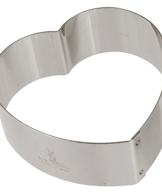 Cadre cœur inox