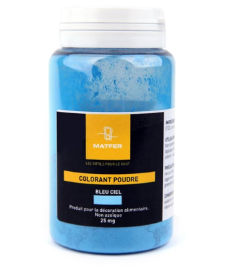 Colorant alimentaire bleu ciel