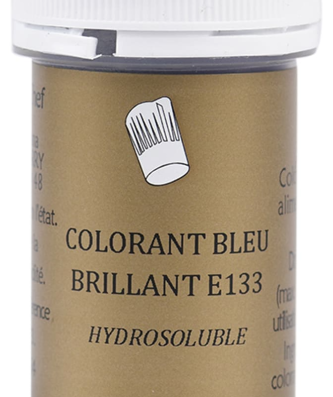 Colorant alimentaire en poudre bleu brillant