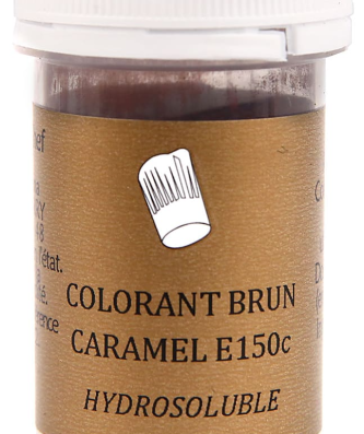 Colorant alimentaire brun caramel