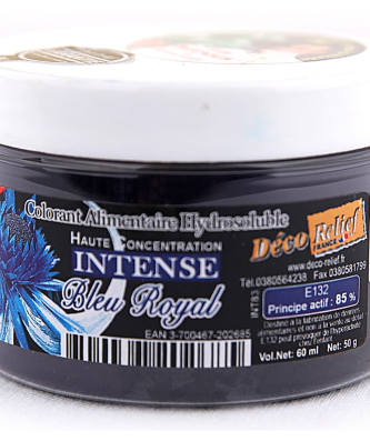 Colorant alimentaire bleu E133