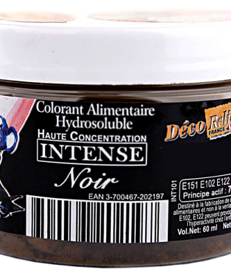 Colorant alimentaire noir