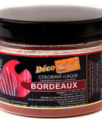 Colorant alimentaire bordeaux