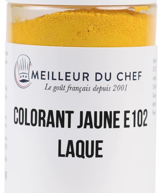 Colorant alimentaire en poudre jaune