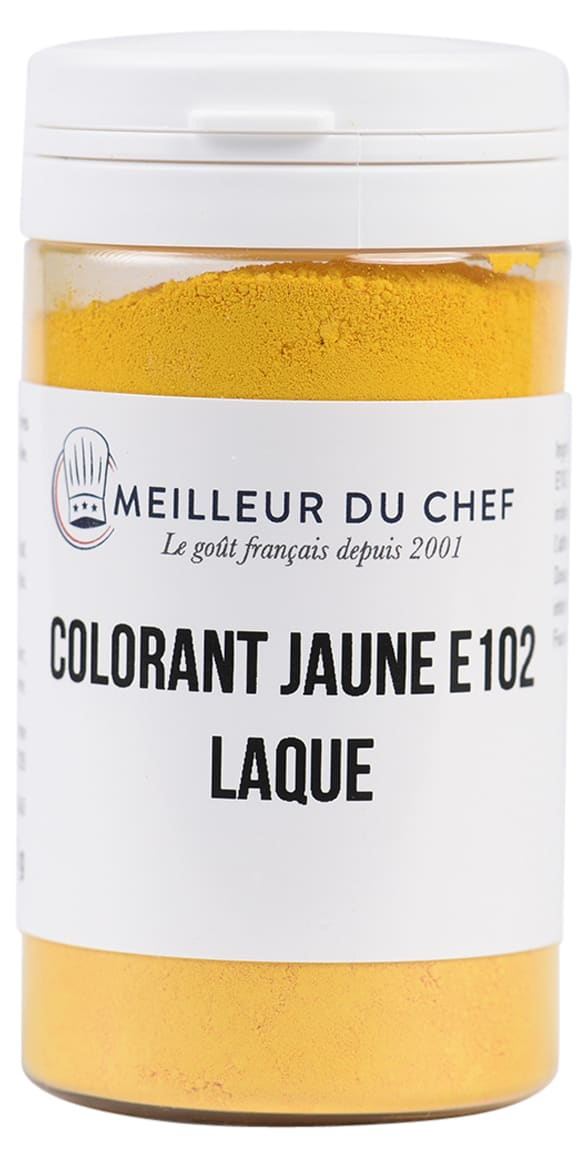 Colorant alimentaire en poudre jaune