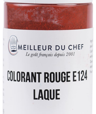 Colorant alimentaire en poudre rouge E124