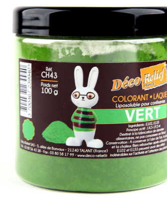 Colorant liposoluble vert