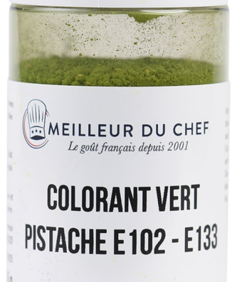 Colorant alimentaire en poudre vert pistache
