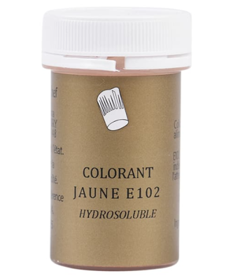 Colorant alimentaire en poudre jaune