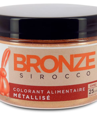 Colorant alimentaire métallisé bronze sirocco