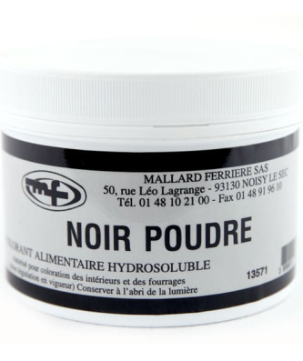 Colorant alimentaire en poudre noir
