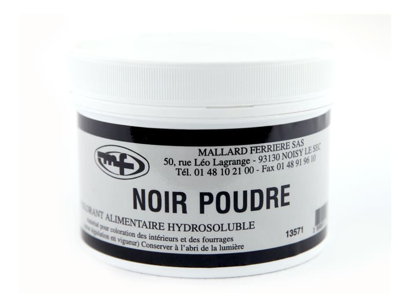 Colorant alimentaire en poudre noir