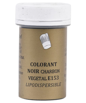 Colorant noir charbon végétal