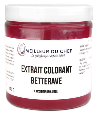 Colorant alimentaire en poudre rouge betterave
