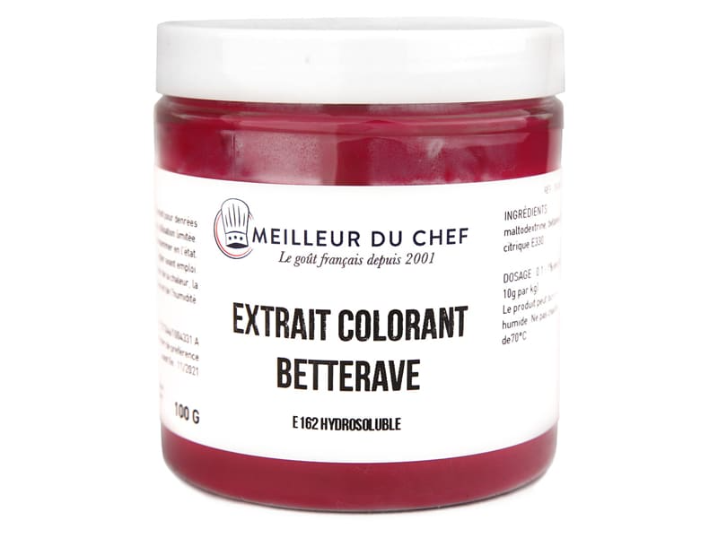 Colorant alimentaire en poudre rouge betterave