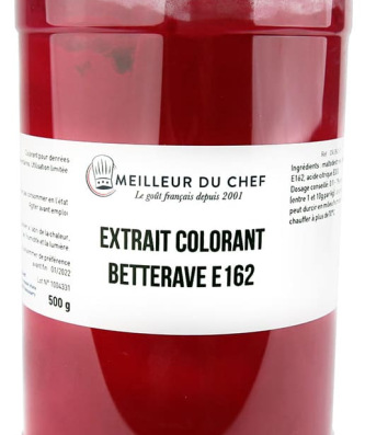 Colorant alimentaire en poudre rouge betterave