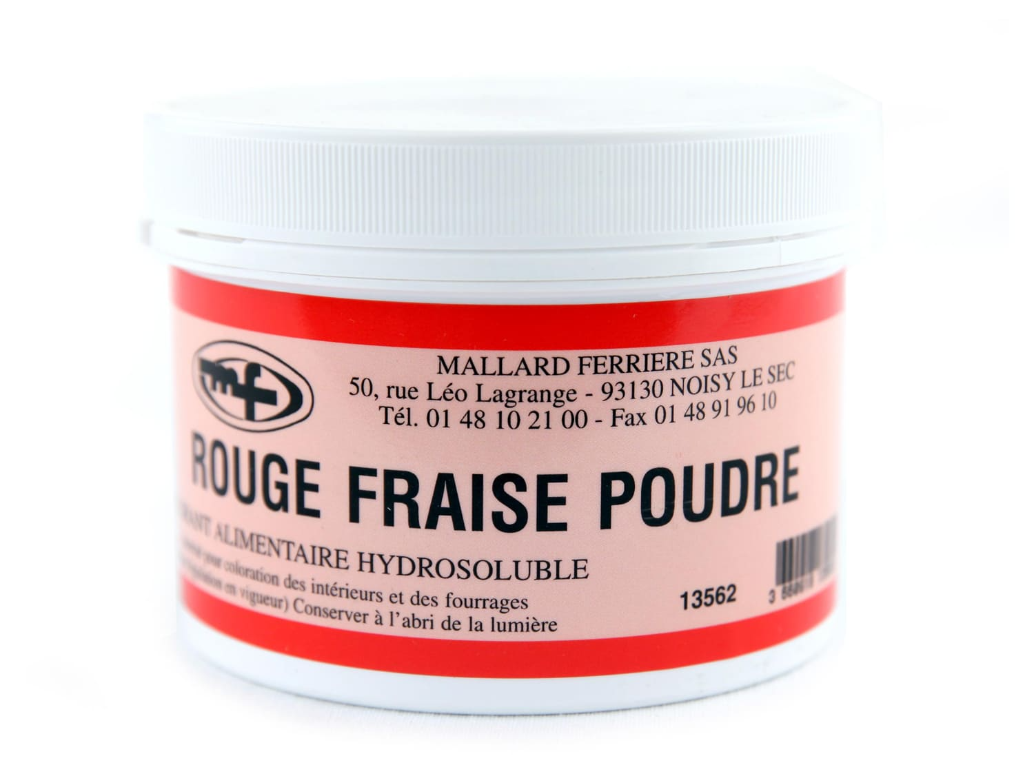 Colorant alimentaire en poudre rouge fraise