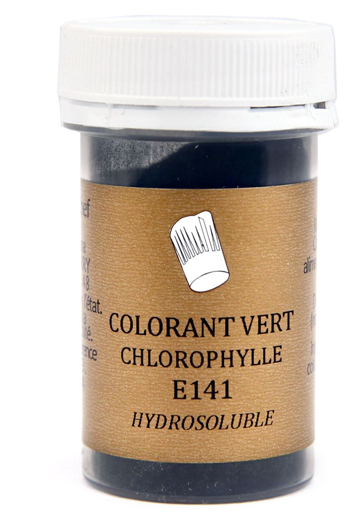 Colorant alimentaire en poudre vert chlorophylle