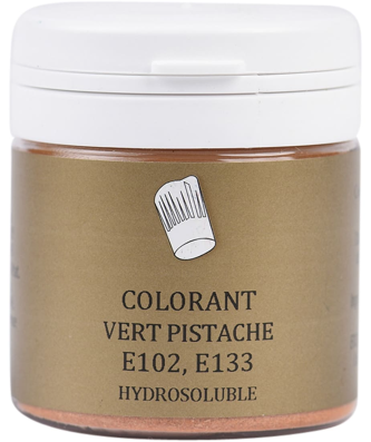 Colorant alimentaire en poudre vert pistache