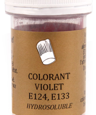 Colorant alimentaire en poudre violet