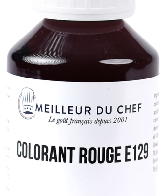 Colorant alimentaire liquide