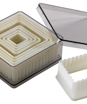 Emporte-pièce cannelé carré