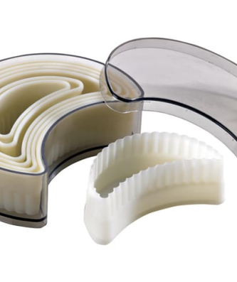 Emporte-pièce cannelé croissant