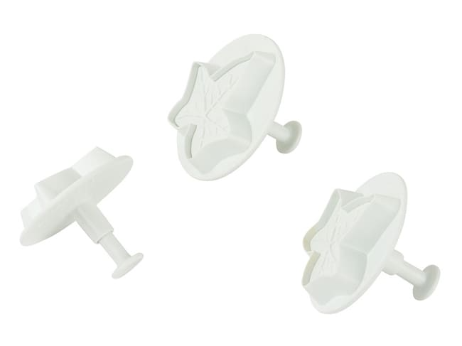 Emporte-piece feuille de lierre à poussoir