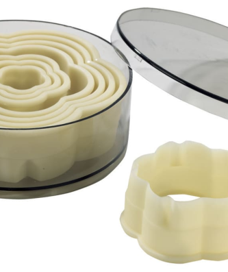 Emporte-pièce cannelé fleur