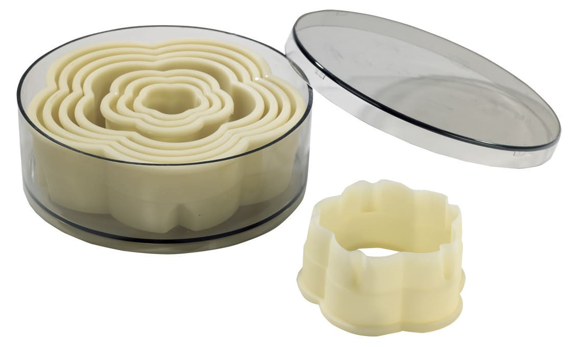 Emporte-pièce cannelé fleur