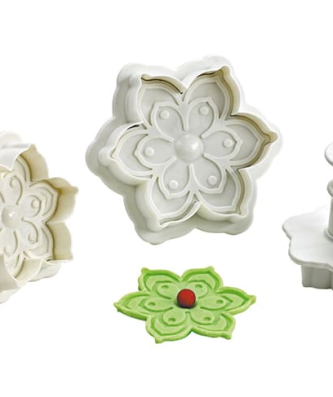 Emporte-piece fleur à poussoir