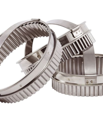 Découpoir rond cannelé inox à poignée