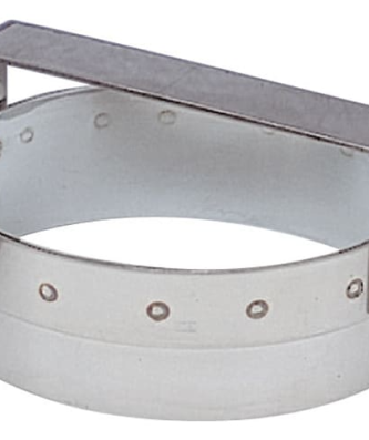 Découpoir rond uni inox à poignée