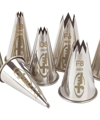 Douille cannelée en acier inoxydable