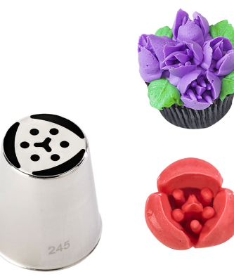 Douille à pâtisserie décor fleur